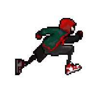 Miles Morales Running